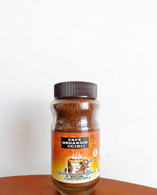 CAFÉ ORGANICO UCIRI SOLUBLE 100 GMS