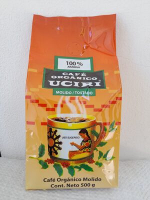CAFÉ ORGANICO UCIRI MOLIDO DE 500 GMS.