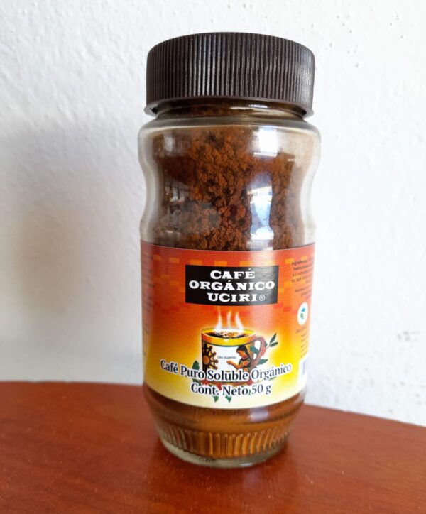 CAFÉ ORGANICO UCIRI SOLUBLE 50 GMS